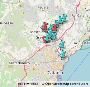 Mappa Via Marinetti, 95030 Gravina di Catania CT, Italia (2.56462)