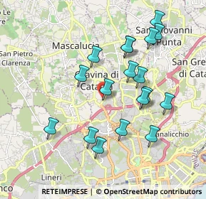 Mappa Via Marinetti, 95030 Gravina di Catania CT, Italia (2.07444)