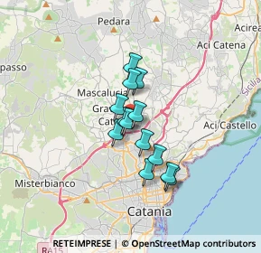 Mappa Viale dell'Autonomia, 95030 Gravina di Catania CT, Italia (2.43077)