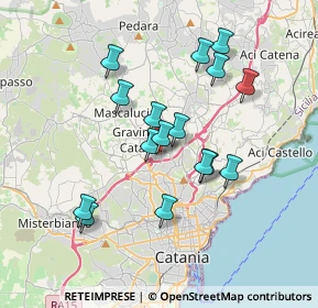 Mappa Viale dell'Autonomia, 95030 Gravina di Catania CT, Italia (3.63563)