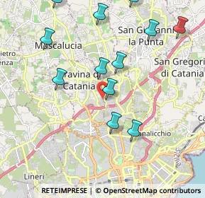 Mappa Viale dell'Autonomia, 95030 Gravina di Catania CT, Italia (2.50083)