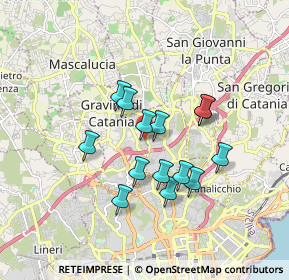 Mappa Viale dell'Autonomia, 95030 Gravina di Catania CT, Italia (1.58571)