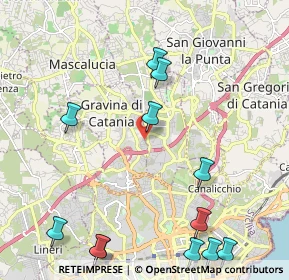 Mappa Viale dell'Autonomia, 95030 Gravina di Catania CT, Italia (3.10083)