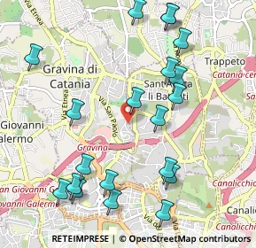 Mappa Viale dell'Autonomia, 95030 Gravina di Catania CT, Italia (1.3245)