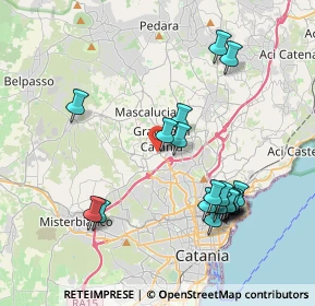 Mappa Via Unione Europea, 95030 Gravina di Catania CT, Italia (4.605)