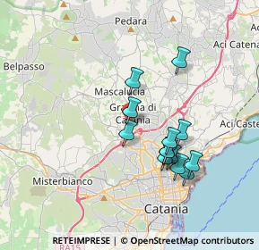 Mappa Via Unione Europea, 95030 Gravina di Catania CT, Italia (3.54538)