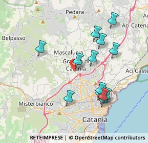Mappa Via Unione Europea, 95030 Gravina di Catania CT, Italia (4.23462)