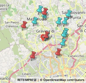 Mappa Via Unione Europea, 95030 Gravina di Catania CT, Italia (2.038)