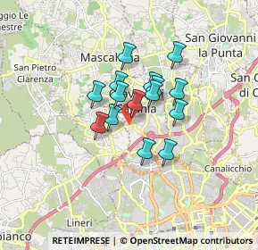 Mappa Via Unione Europea, 95030 Gravina di Catania CT, Italia (1.26267)