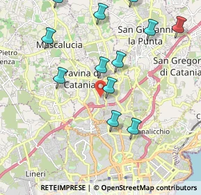 Mappa Via dell'Autonomia, 95030 Gravina di Catania CT, Italia (2.51417)