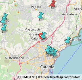 Mappa Via dell'Autonomia, 95030 Gravina di Catania CT, Italia (5.32727)