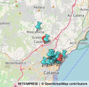 Mappa Via dell'Autonomia, 95030 Gravina di Catania CT, Italia (3.84533)