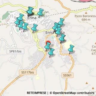 Mappa Via Marche, 94100 Enna EN, Italia (1.2335)