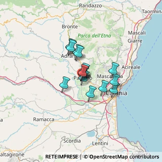 Mappa Contrada Ciappe Bianche, 95047 Paternò CT, Italia (9.05563)