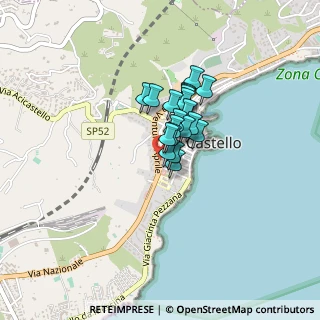 Mappa Via Antonino Privitera, 95021 Aci Castello CT, Italia (0.26)