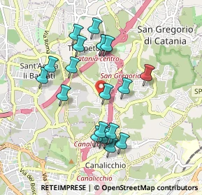 Mappa Via Sottotenente, 95037 San Giovanni La Punta CT, Italia (1.006)