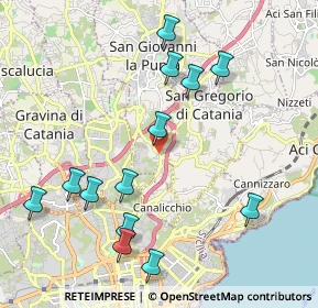 Mappa Via Sottotenente, 95037 San Giovanni La Punta CT, Italia (2.54308)