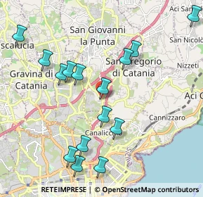 Mappa Via Sottotenente, 95037 San Giovanni La Punta CT, Italia (2.45)