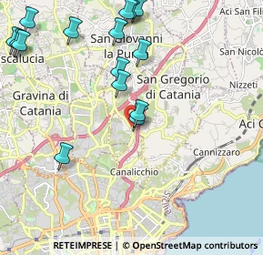 Mappa Via Sottotenente, 95037 San Giovanni La Punta CT, Italia (2.82267)