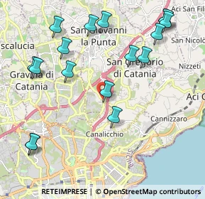 Mappa Via Sottotenente, 95037 San Giovanni La Punta CT, Italia (2.78235)