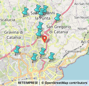 Mappa Via Sottotenente, 95037 San Giovanni La Punta CT, Italia (2.23909)