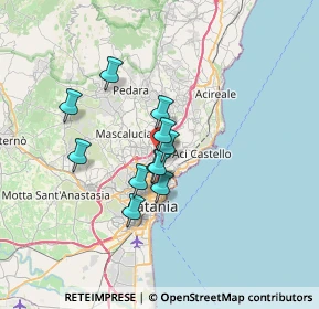 Mappa Via Sottotenente, 95037 San Giovanni La Punta CT, Italia (5.51)