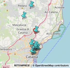 Mappa Via Sottotenente, 95037 San Giovanni La Punta CT, Italia (4.25308)