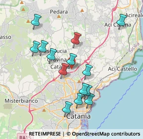 Mappa Via Tre Torri, 95030 Sant'Agata li Battiati CT, Italia (4.04571)