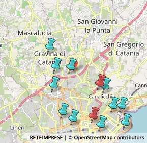 Mappa Via Tre Torri, 95030 Sant'Agata li Battiati CT, Italia (2.62538)