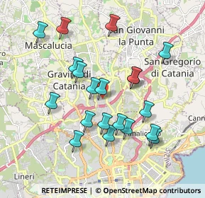 Mappa Via Tre Torri, 95030 Sant'Agata li Battiati CT, Italia (2.0215)