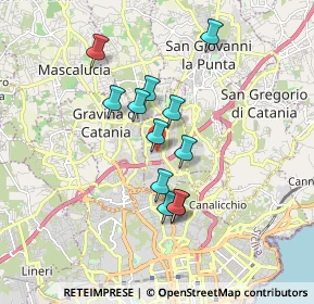 Mappa Via Tre Torri, 95030 Sant'Agata li Battiati CT, Italia (1.59583)