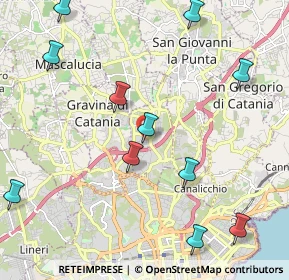 Mappa Via Tre Torri, 95030 Sant'Agata li Battiati CT, Italia (2.89273)