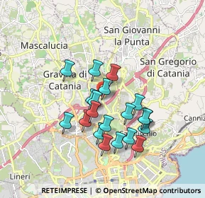 Mappa Piazza Marconi, 95030 Sant'Agata li Battiati CT, Italia (1.678)