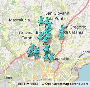 Mappa Via Giovannni Guglielmino, 95030 Sant'Agata li Battiati CT, Italia (1.342)