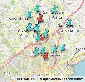 Mappa Via Giovannni Guglielmino, 95030 Sant'Agata li Battiati CT, Italia (1.83778)