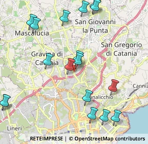 Mappa Piazza Marconi, 95030 Sant'Agata li Battiati CT, Italia (2.80529)