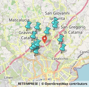 Mappa Via Giovannni Guglielmino, 95030 Sant'Agata li Battiati CT, Italia (1.46917)