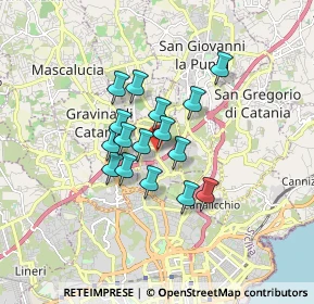 Mappa Piazza Marconi, 95030 Sant'Agata li Battiati CT, Italia (1.32063)