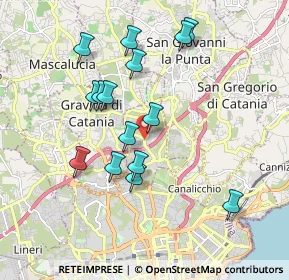 Mappa Piazza Marconi, 95030 Sant'Agata li Battiati CT, Italia (1.99333)