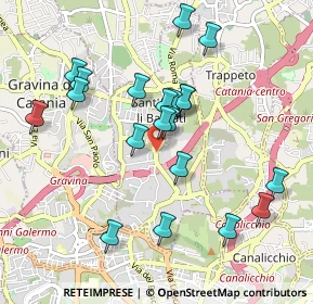 Mappa Via Giovannni Guglielmino, 95030 Sant'Agata li Battiati CT, Italia (1.0475)