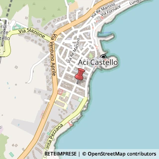 Mappa Via Francesco Crispi, 51, 95021 Aci Castello, Catania (Sicilia)