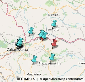 Mappa VIALE DELLE OLIMPIADI 81 E, 94100 Enna EN, Italia (16.419)