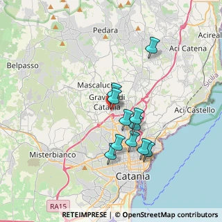Mappa 95030 Gravina di Catania CT, Italia (3.34545)