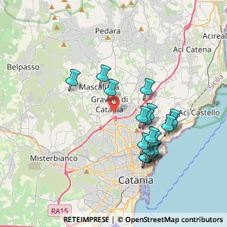 Mappa 95030 Gravina di Catania CT, Italia (4.10421)