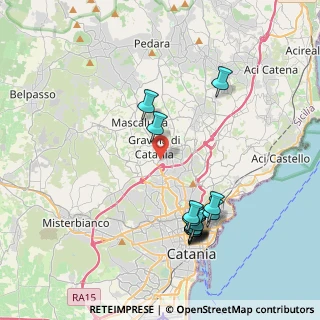 Mappa 95030 Gravina di Catania CT, Italia (4.69214)