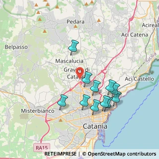 Mappa 95030 Gravina di Catania CT, Italia (3.95091)