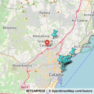 Mappa Via Pietro Micca, 95030 Gravina di Catania CT, Italia (5.00364)