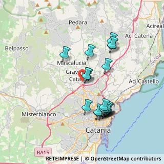 Mappa 95030 Gravina di Catania CT, Italia (4.101)