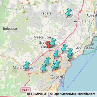 Mappa Via Pietro Micca, 95030 Gravina di Catania CT, Italia (4.24273)