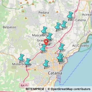 Mappa 95030 Gravina di Catania CT, Italia (4.21083)